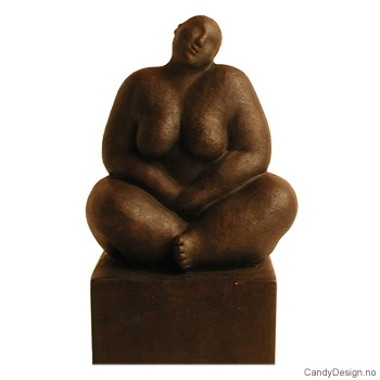 Fat woman skulptur Budda