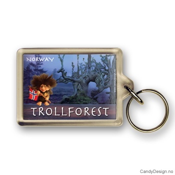 Trollforest suvenir nøkkelring